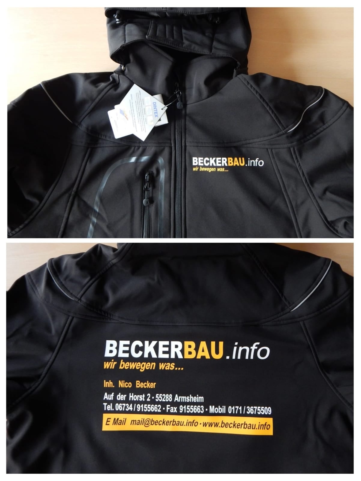 Becker Bau, Softshelljacke