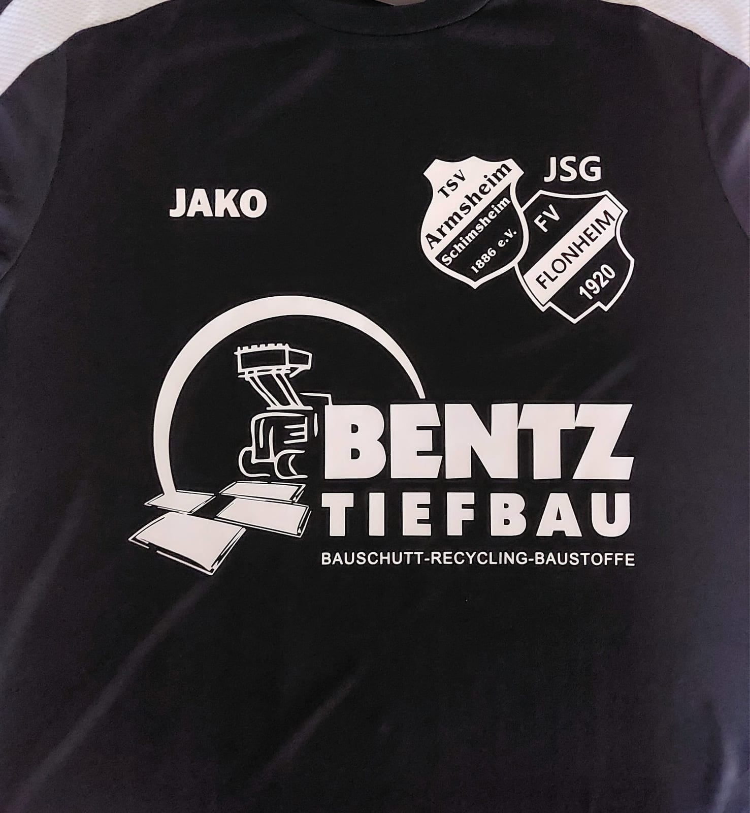 JSG Flonheim, Trikot mit Sponsor Bentz Tiefbau